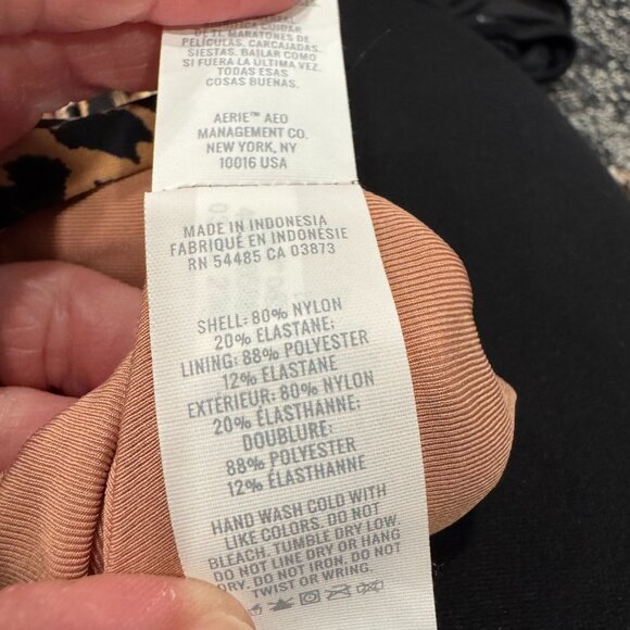 Aerie Leopard Swimsuit (S) - Picture 6 of 6